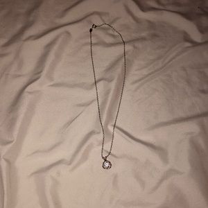 Gold and silver necklace